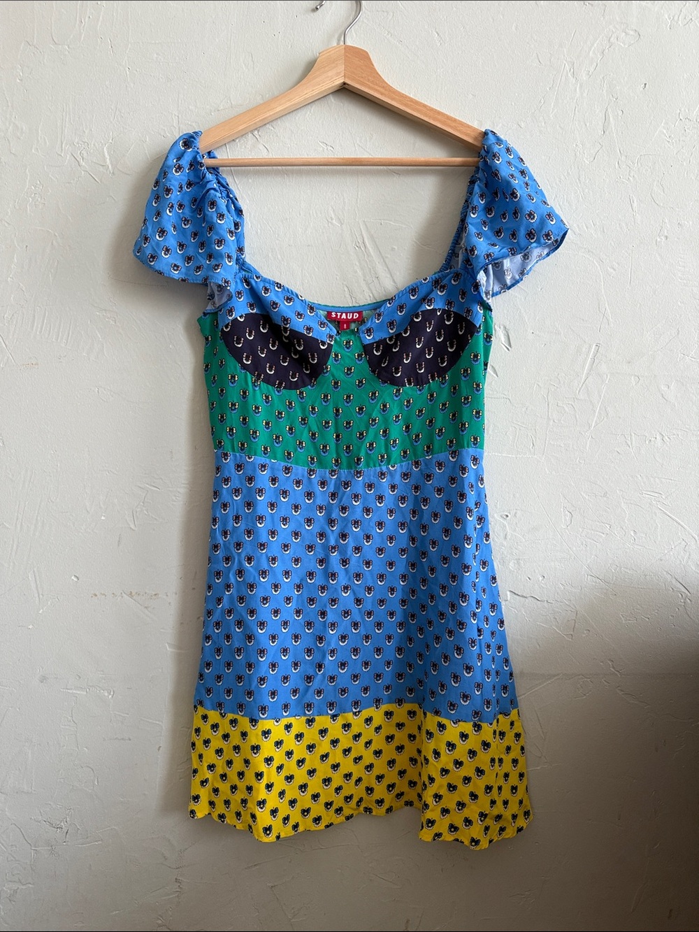 STAUD Gisele Mini Dress size 8